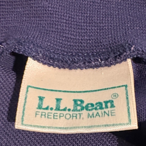 LL Bean Navy Blue Turtleneck Long Sleeve Top - Picture 3 of 5